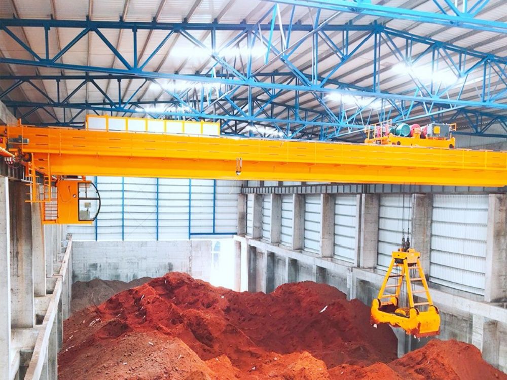 安徽抓斗吊廠家、QZ型抓斗雙梁橋式起重機(jī)、抓斗行吊