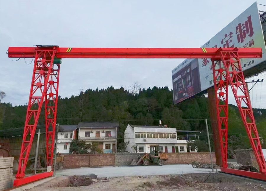 MH型電動葫蘆門式起重機、MHB型半腿門式起重機