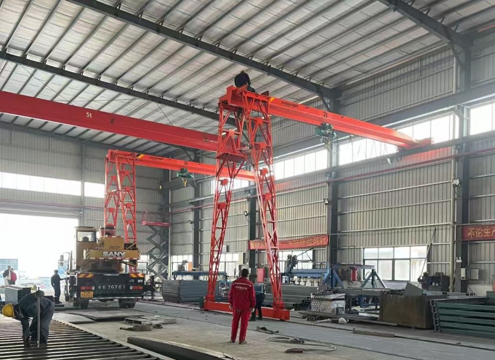 寧波龍門吊、MHB型半腿門式起重機(jī)