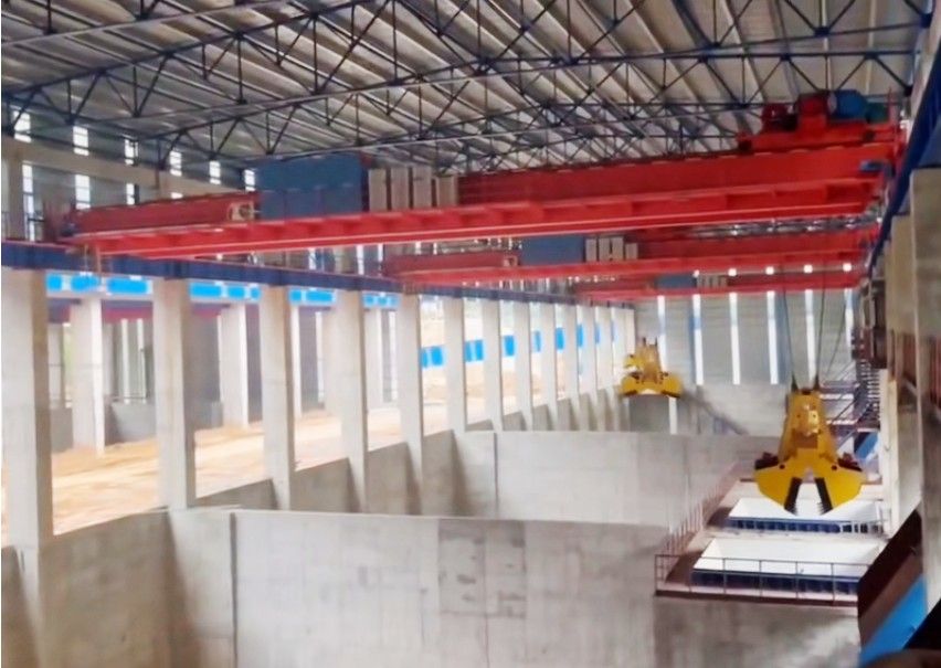 QZ型抓斗橋式起重機、抓斗吊機、抓斗天車廠家報價