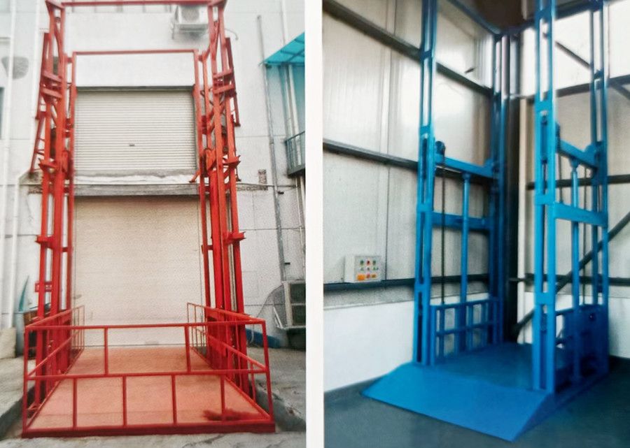 廣東廣州升降貨梯、升降平臺，SJD型鏈條導(dǎo)軌式升降機廠家銷售