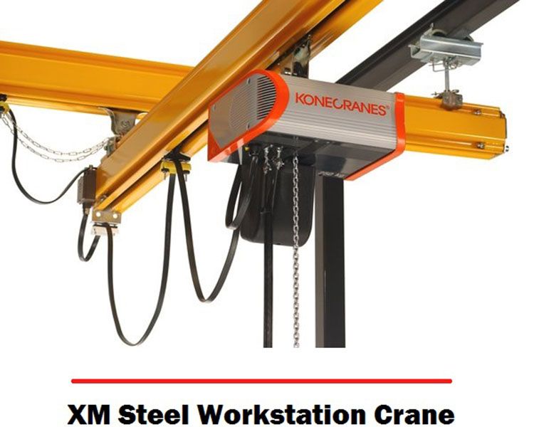 125kg科尼KONE電動葫蘆配KBK輕軌吊單梁起重機(jī)