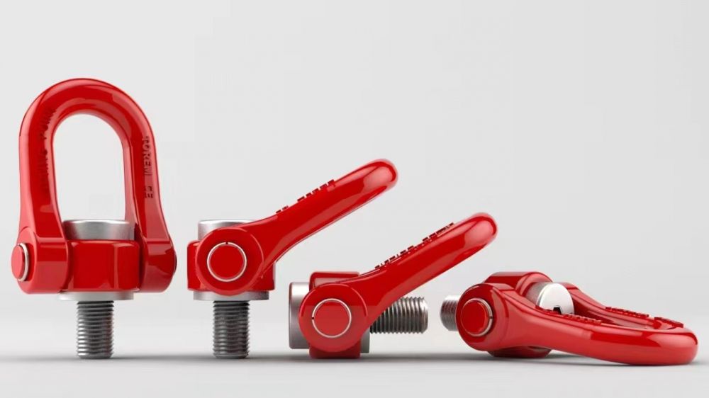 特爾姆萬向旋轉吊環(huán)M24載重4.5噸U型360度吊耳特爾姆吊裝環(huán)