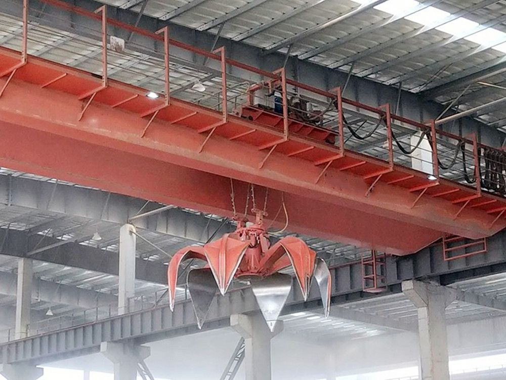 陜西咸陽抓斗橋式起重機(jī)、抓斗吊機(jī)、抓斗天車廠家銷售、安裝維修