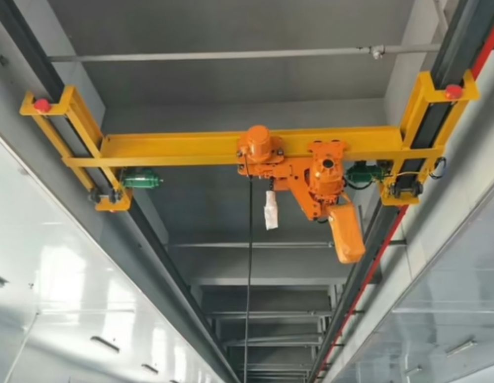 歐式起重機，歐式電動單梁懸掛起重機廠家生產安裝維修
