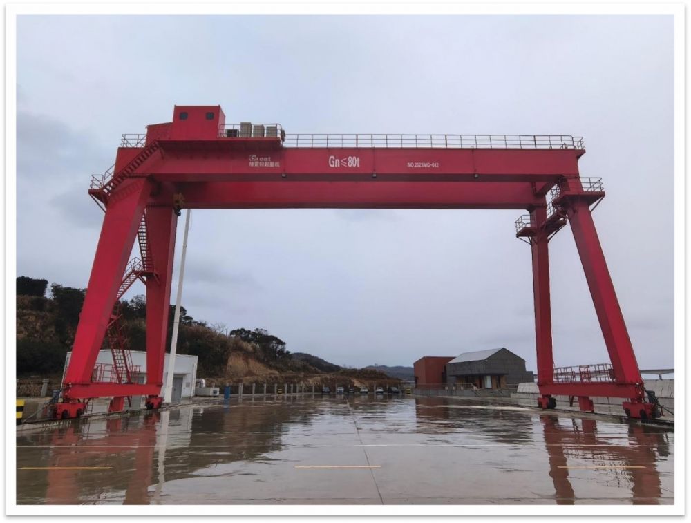 舟山惠生海工 MG80T 門(mén)式起重機(jī)