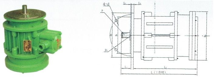 BZDY（D）系列隔爆型錐形轉(zhuǎn)子三相異步電動機(jī)與外形安裝尺寸圖.jpg