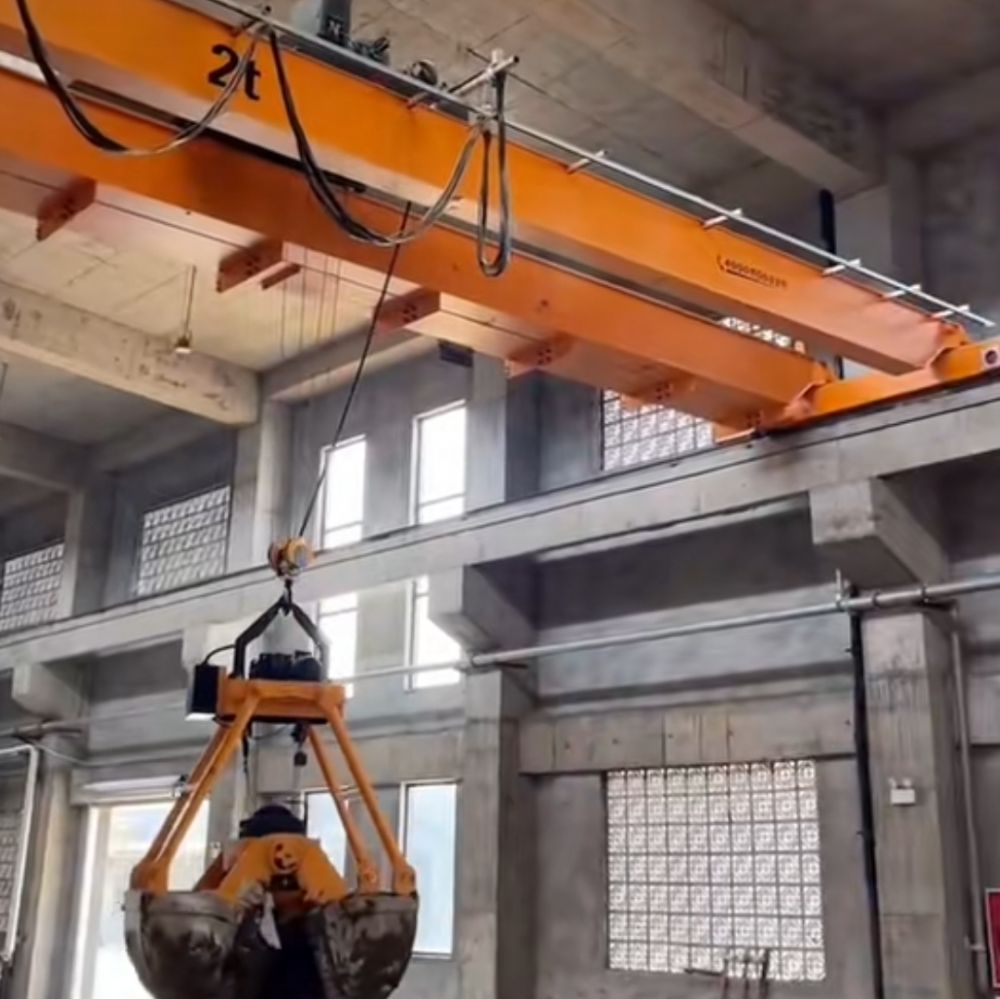 抓斗行車、抓斗吊、LHZ型抓斗橋式起重機(jī)