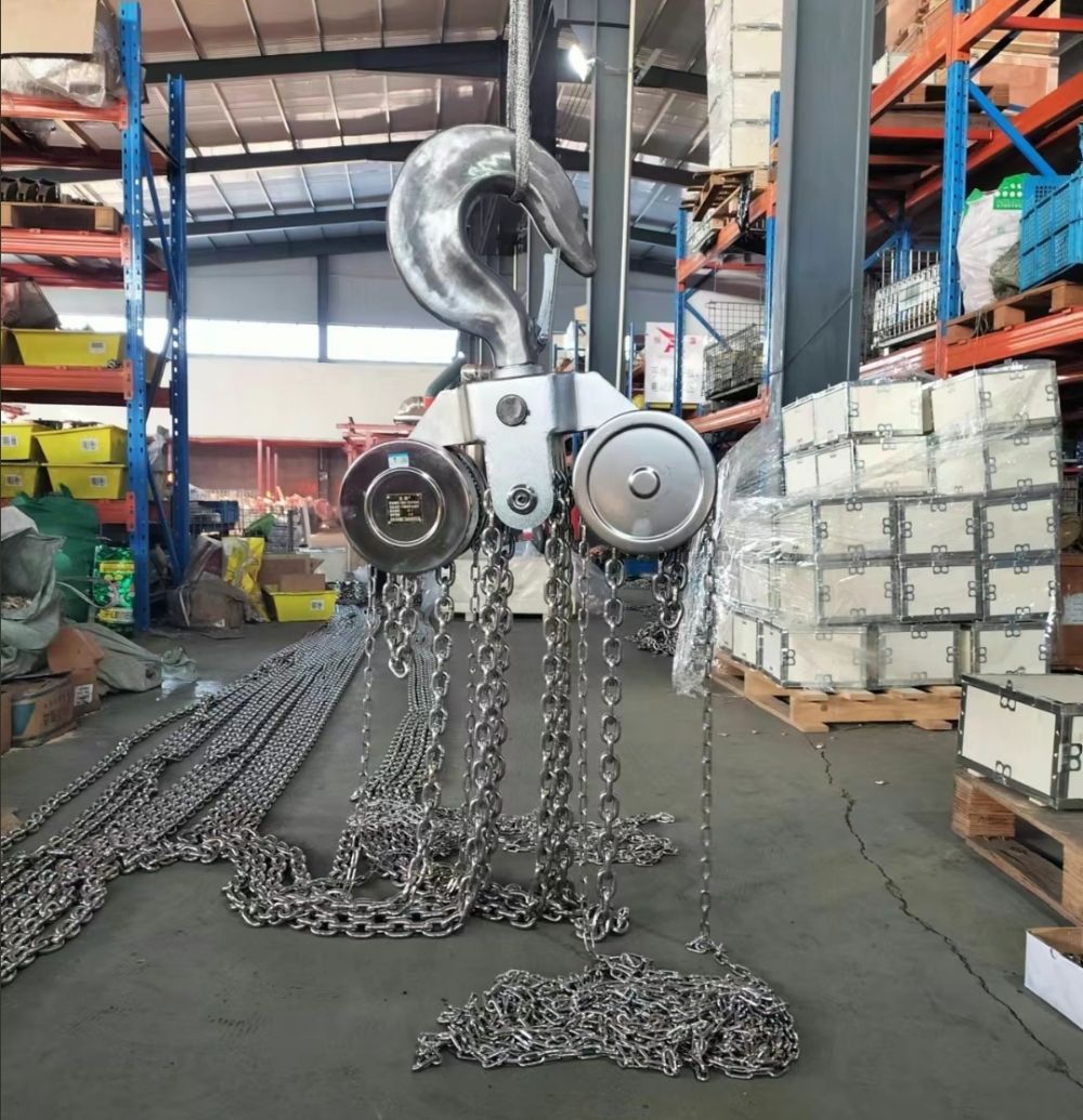 不銹鋼手拉葫蘆、不銹鋼手動(dòng)葫蘆、河北東特起重