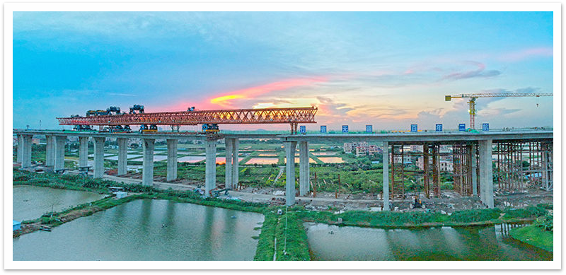 中交二航局 2000T節(jié)拼架橋機（虎門大橋）