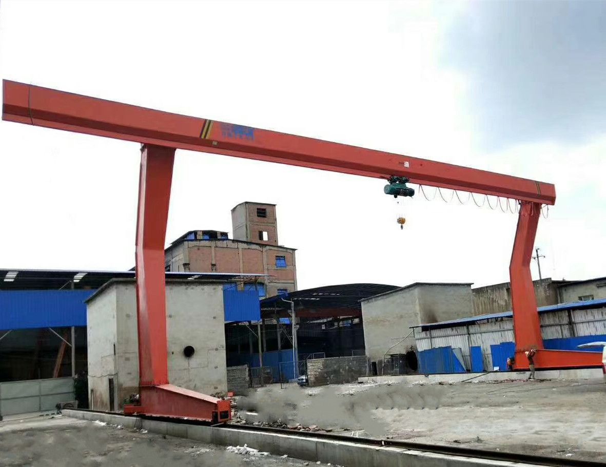 邯鄲龍門吊，L型單主梁電動(dòng)葫蘆門式起重機(jī)生產(chǎn)廠家銷售服務(wù)