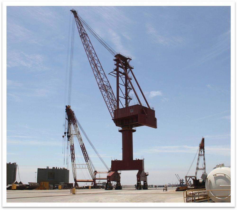 吉寶船廠MQ8080門座式起重機(jī)