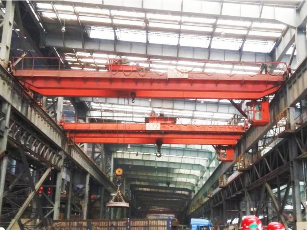 QP型電磁鐵抓斗兩用橋式起重機(jī)、兩用行車、天車