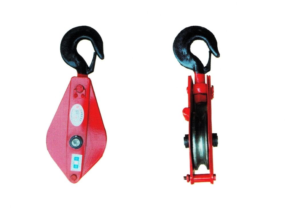 單滑輪開(kāi)口吊鉤鏈環(huán)型滑車