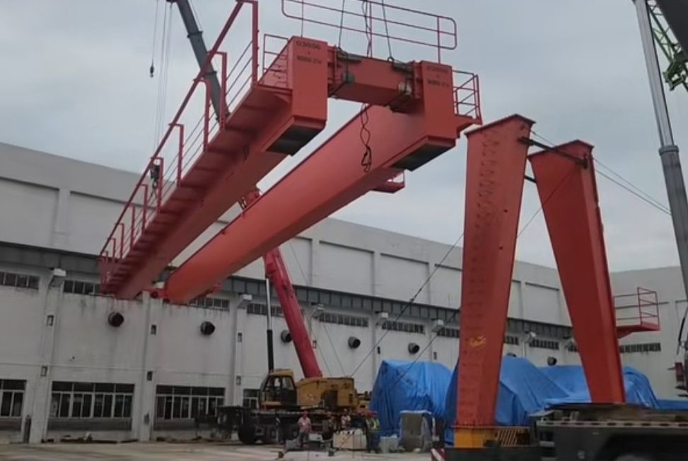 BMG型半腿門式起重機(jī)、半腿龍門吊、雙梁龍門