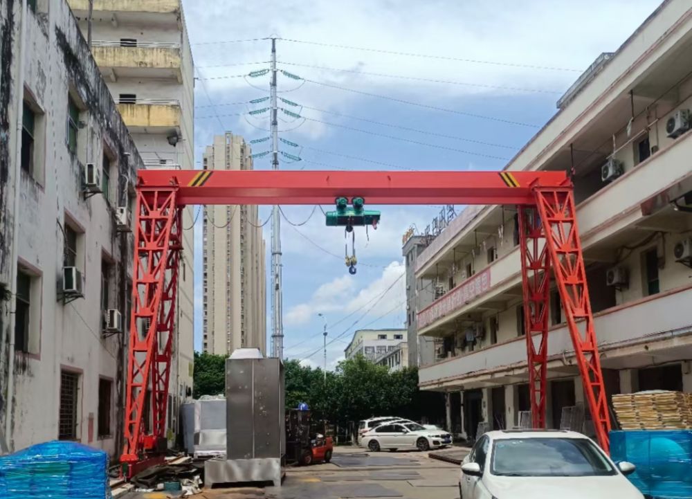 MH型電動葫蘆單梁門式起重機(jī)、MH型單梁龍門吊