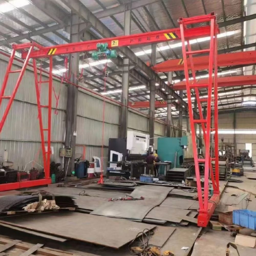 簡易小型龍門吊、小噸位門式起重機