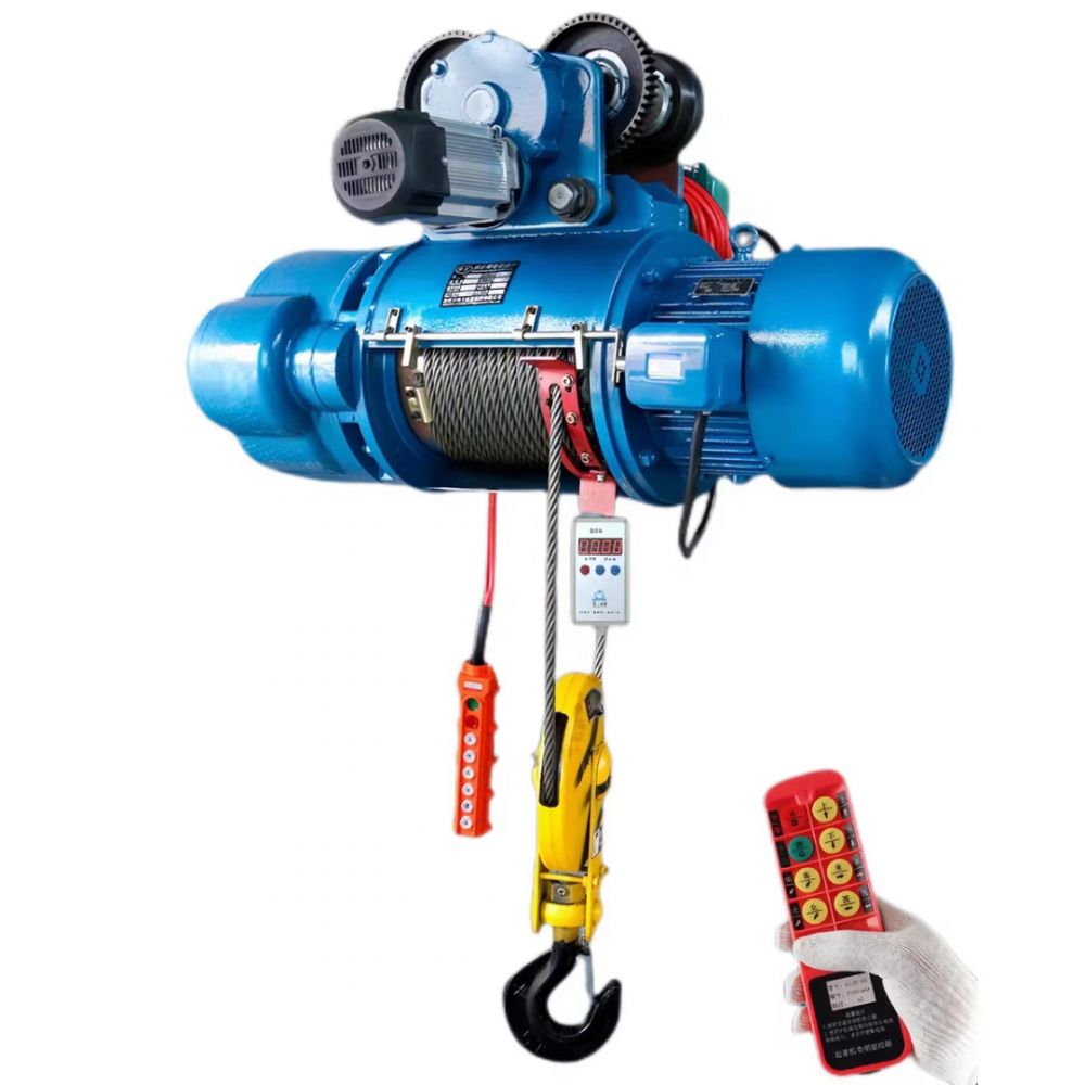 河南電動葫蘆、鋼絲繩單雙速電動葫蘆出廠價銷售