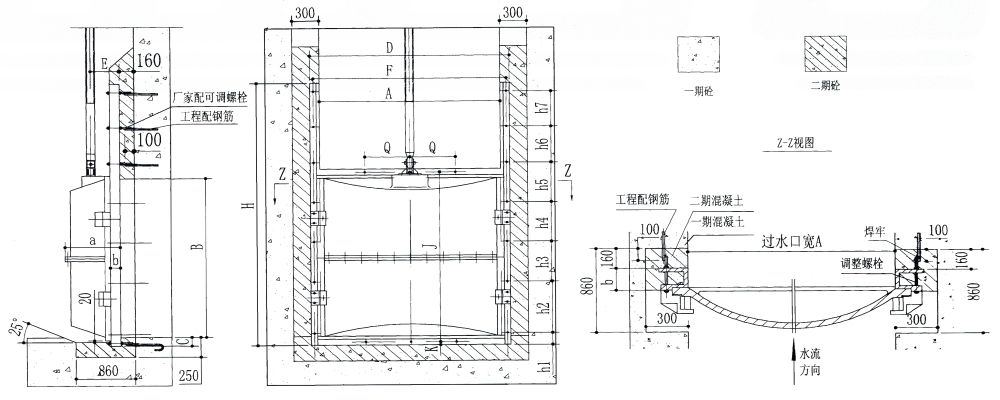 PGZ型鑄鐵閘門(mén)基礎(chǔ)安裝示意圖.jpg