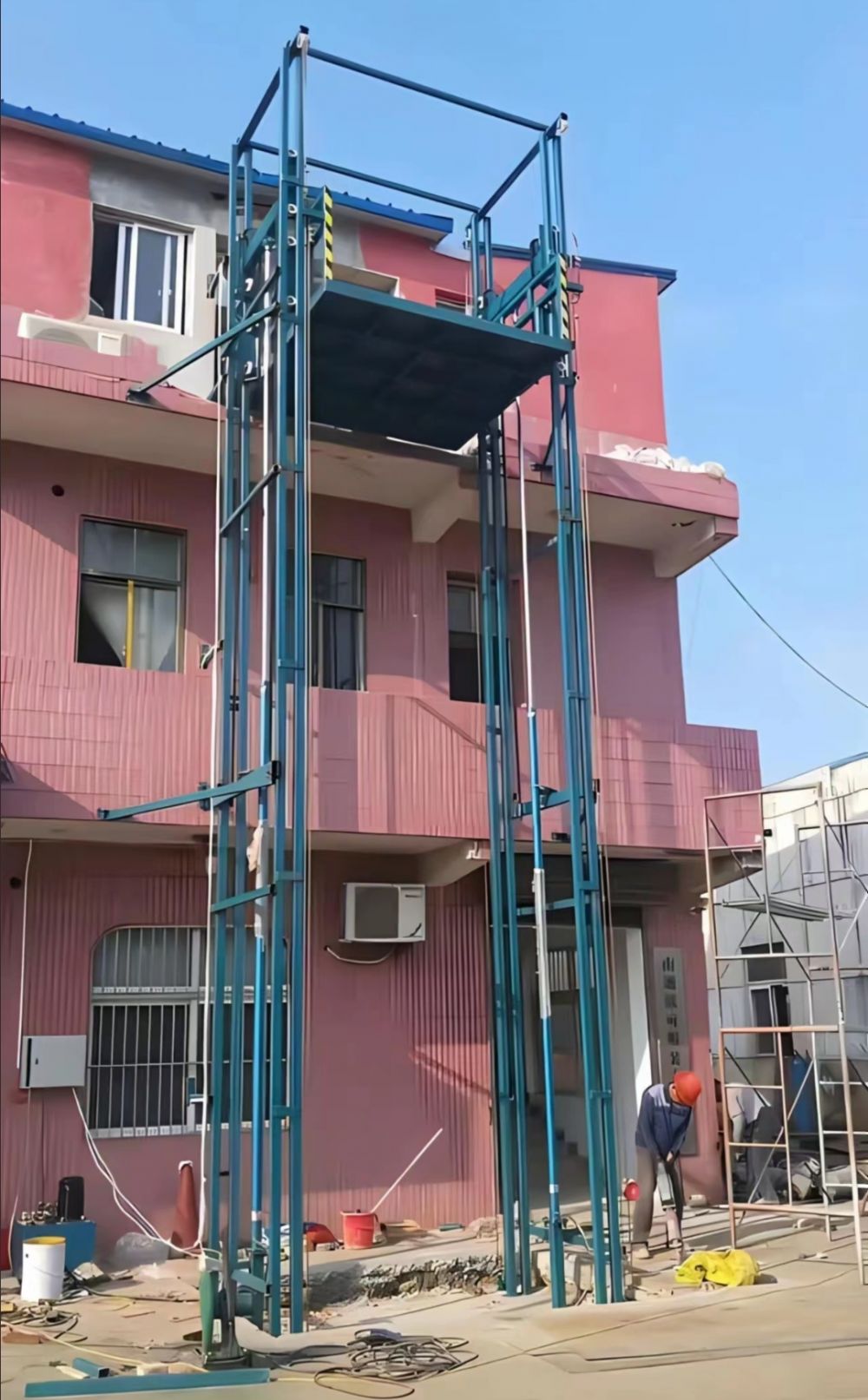 鏈條導軌式液壓升降機、液壓升降機、載貨平臺