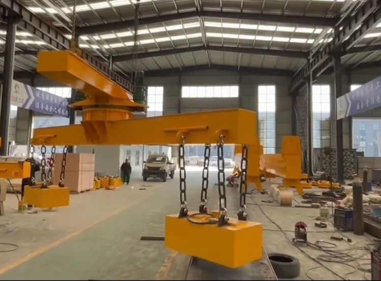 河南電池吸盤、電磁鐵、電磁旋轉(zhuǎn)掛梁生產(chǎn)廠家發(fā)貨