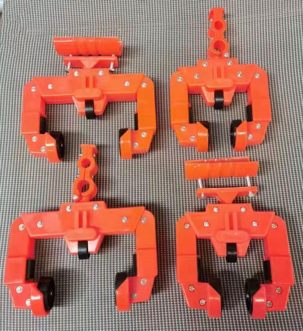 塑料塑膠電纜小車、防爆電纜滑車、塑料拖纜滑車