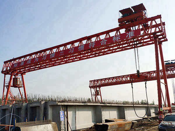 湖北襄陽龍門吊租賃75噸龍門吊大型梁場用