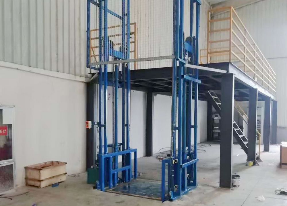 液壓升降平臺，鏈條導軌式升降機