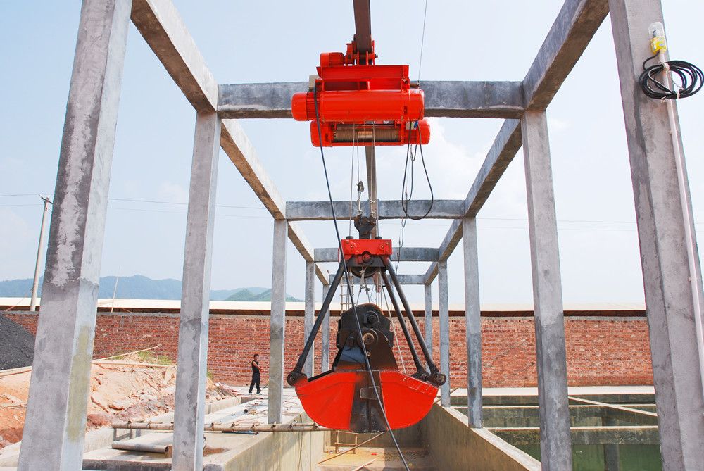 山西抓斗吊、太原起重抓斗、電動葫蘆單軌抓斗吊